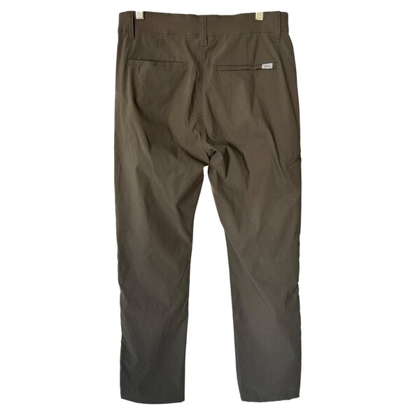 Orvis Mens‎ Tech Pants 32 X 32 Water Repellent Lightweight Olive Green Stretch - Picture 7 of 11